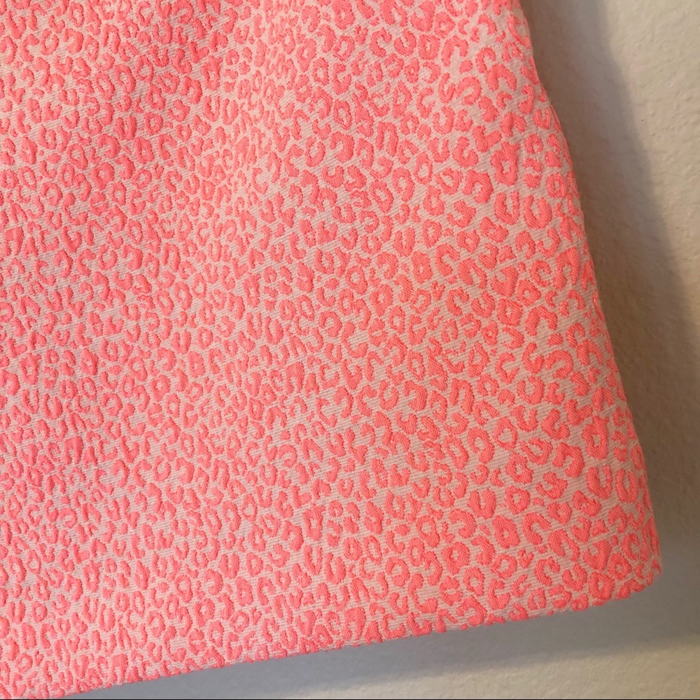 Express Nude and Neon Leopard Print Dress Shorts - Picture 3 of 7